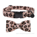 Pattern Dog Collar and Bowtie Durable Luxury Collar